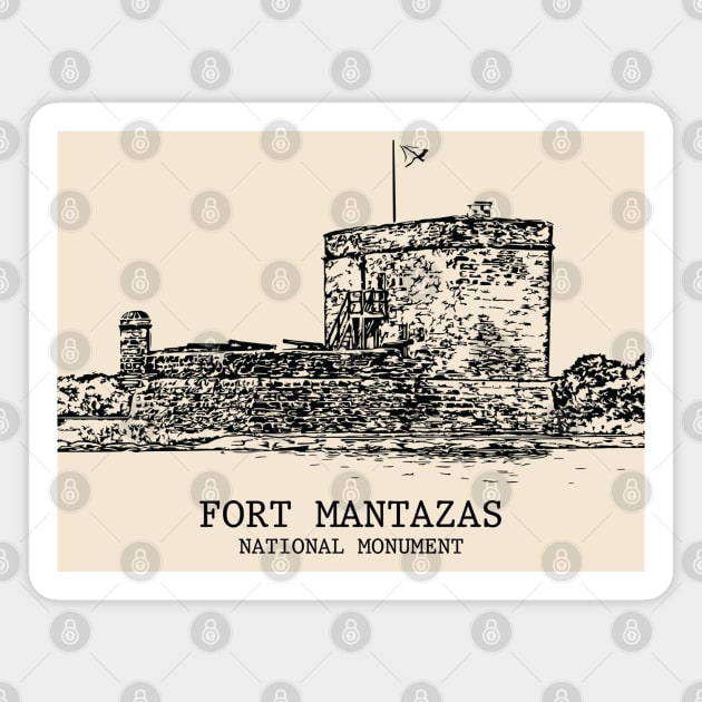 Fort Matanzas National Monument Magnet by Lakeric